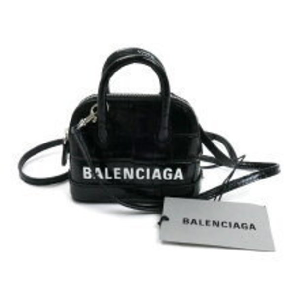 Balenciaga Ville Top Hand Shoulder Bag Black - Picture 1 of 7